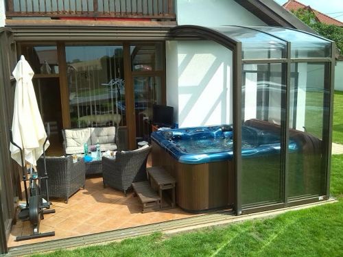 Zastřešení terasy s vířivkou Roudnice n. Labem